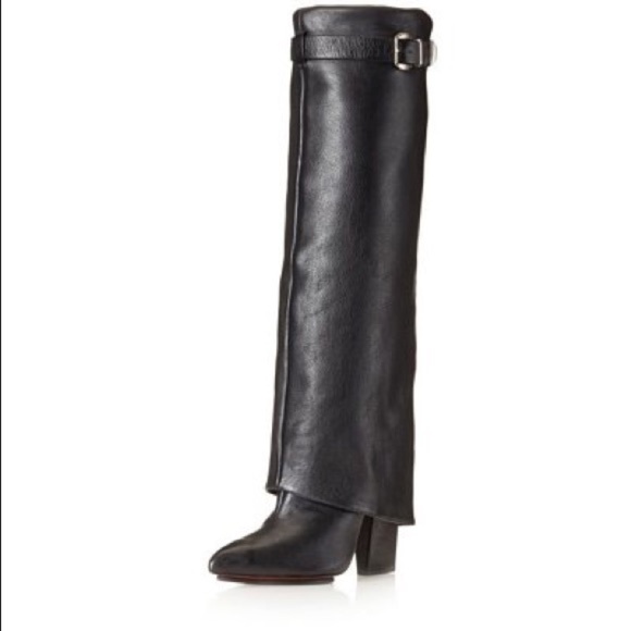 SCHUTZ Shoes - Schutz Arleana Black Foldover  Boot Size 8